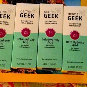 Derma Geek detoxifying facial serum 2% Beta Hydroxy Acid 40ML / 1.3 fl oz